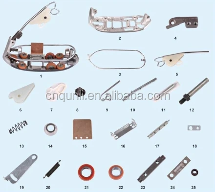 
spare parts for circular loom/knitting machine extruder 