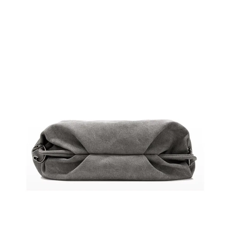 Модная простая вместительная сумка на одно плечо в Корейском стиле для женщин, повседневные креативные дизайнерские сумки, Холщовая Сумка-тоут