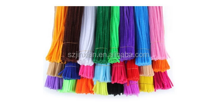 DIY pipe cleaner chenille stem jumbo loopy