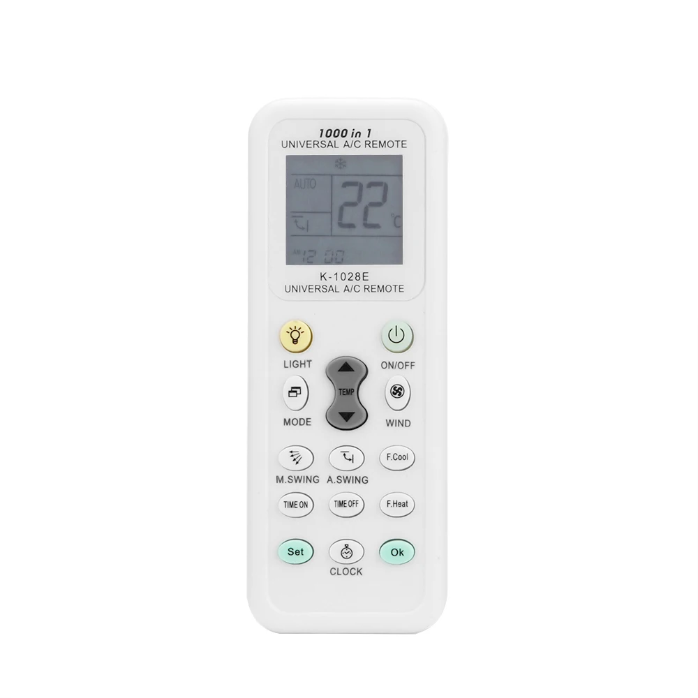 universal 1000 in 1 Low Power Consumption K-1028E Air Conditioner  Remote control with back light