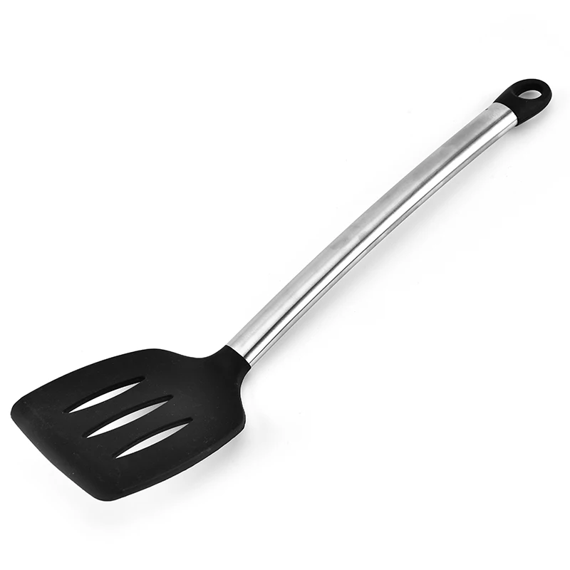 
Good Quality Eco-friendly Stocked Feature Amazon Hot-selling Silicone and stainless steel Kitchen utensil Set/8 