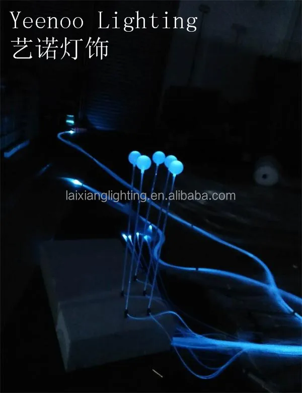 1.0mm fiber cable 45w RGB color change LED plastic bubl landscape lamp