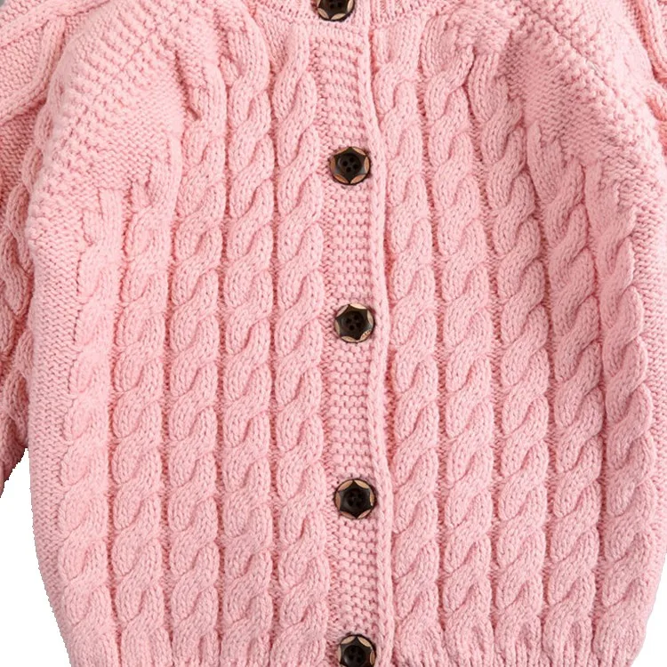 Factory OEM 100% cotton baby Girls clothing knit sweater design