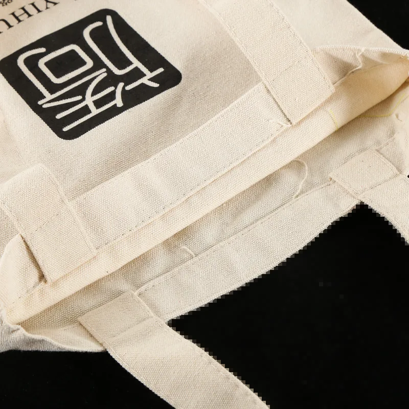 Heli Simple Cotton Canvas Eco Friendly Foldable Shopping Bag