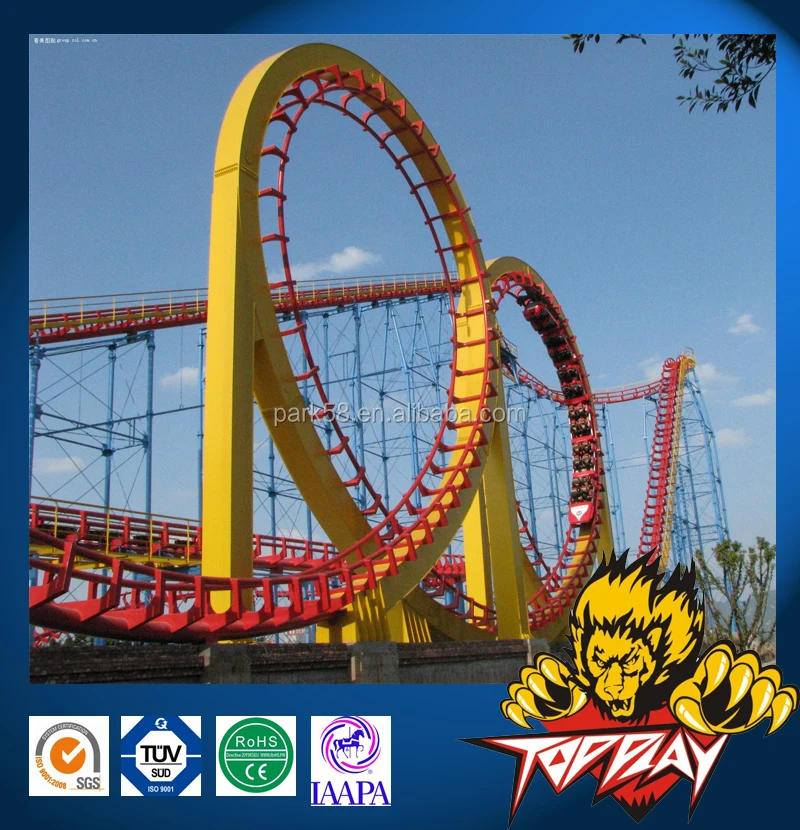 King of amusement thrilling cheap roller coaster for sale