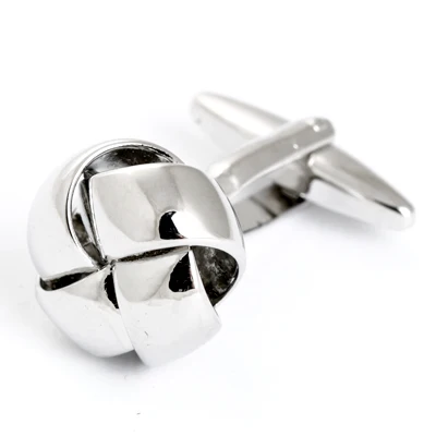 Cheap Silver Knot Men Shirt Cufflinks