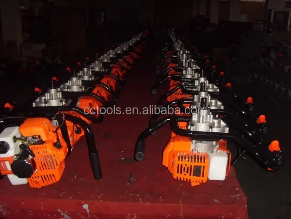 105cc/71cc 52cc 43cc /CE/GS Top seeling earth auger / post hole digger /auger to rque earth drill