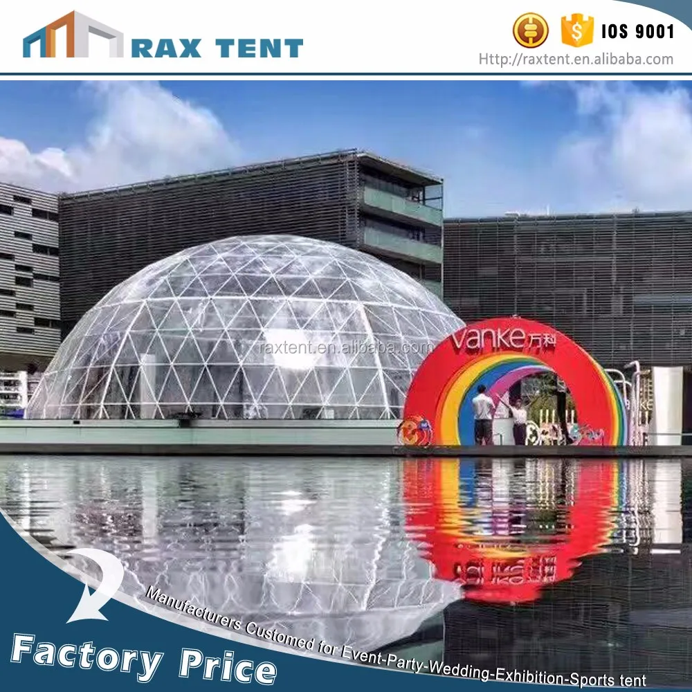 China factory best price 30meter Geodesic Dome Tent for event party outdoor wedding tent