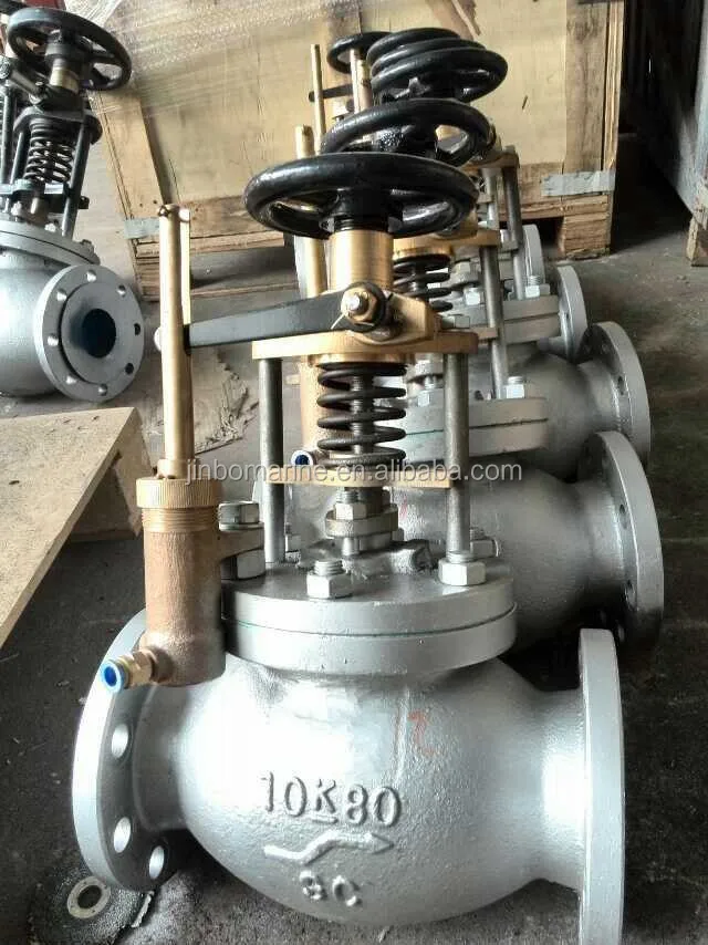 Морской литой стальной пневматический аварийный запорный клапан JIS F7399 10K