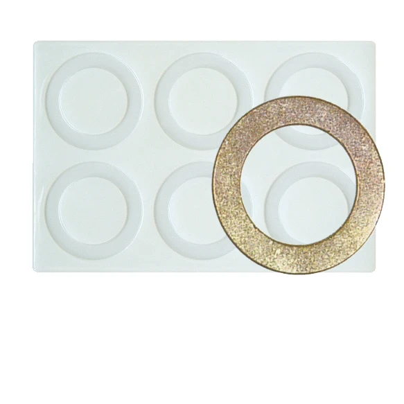 round shape Chocolate Fondant Gum Pasta Silicone Mold