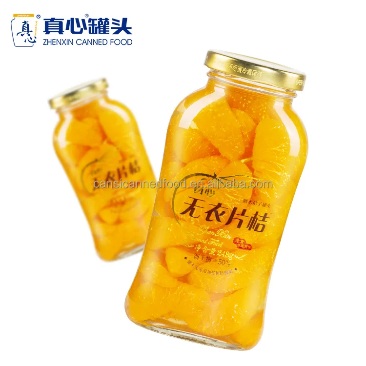 Zhenxin Canned Mandarin Orange Fruit in Light Syrup