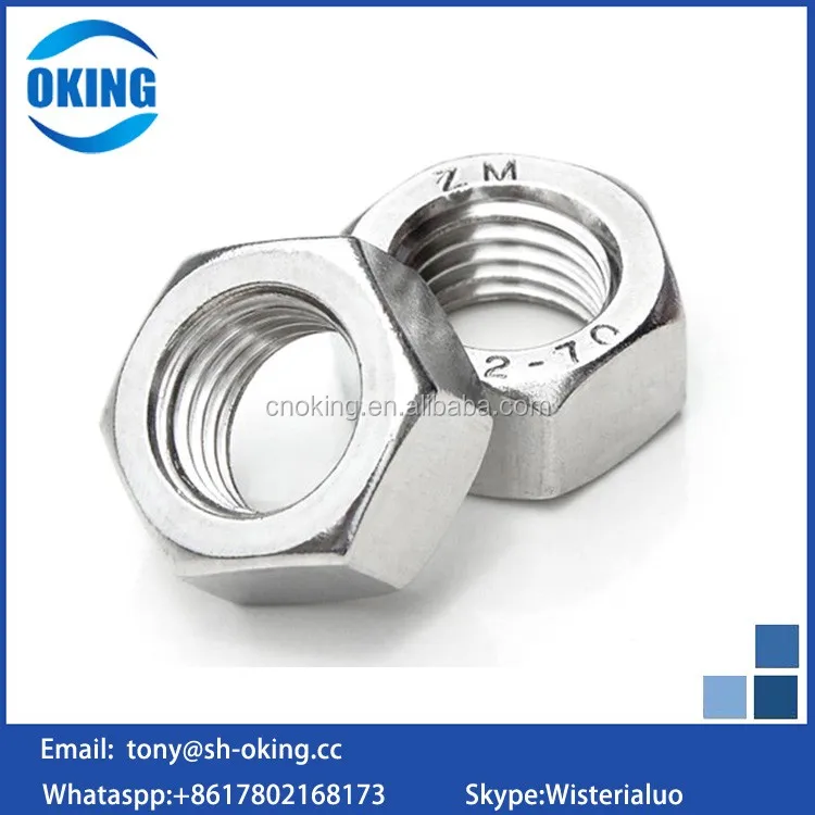 Best selling SUS304 stainless steel iso 4032 hex nut