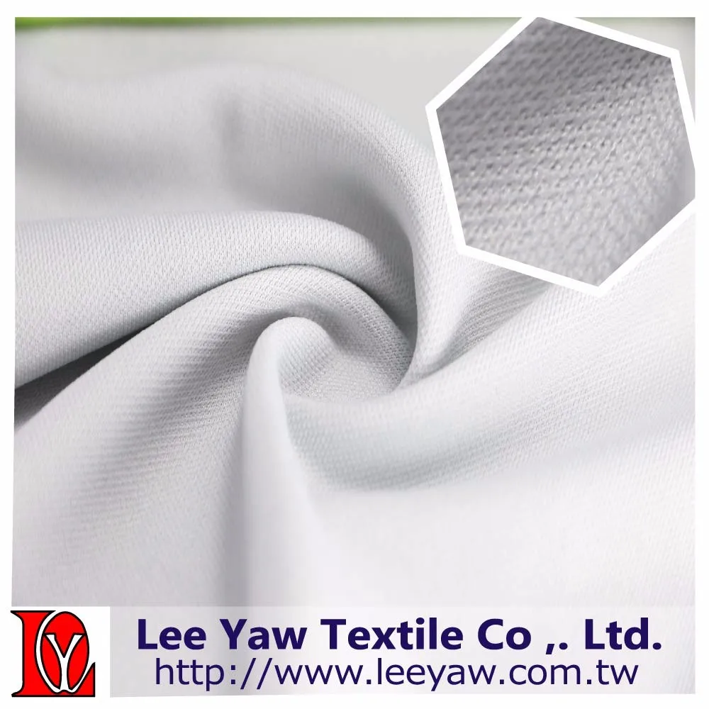 100% recycle pet polyester pique interlock fabric