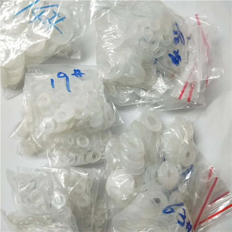 Plastic gasket nylon round oval ellipse washer for metal eyelet button snap fastener rivet nail