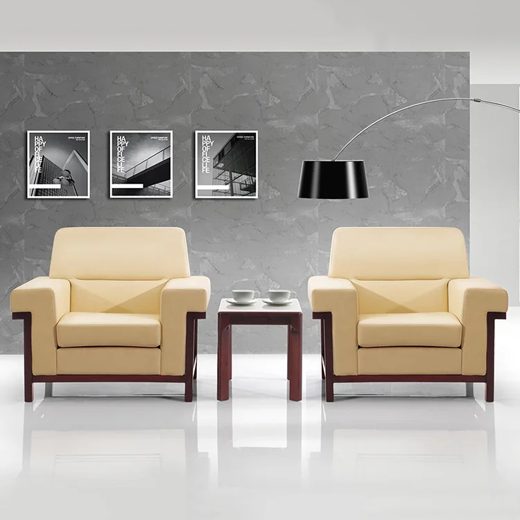 KL-S017 kaln современная офисная мебель OEM продукт заказной кожаный материал офис диван зеленый приемно-зала ожидания