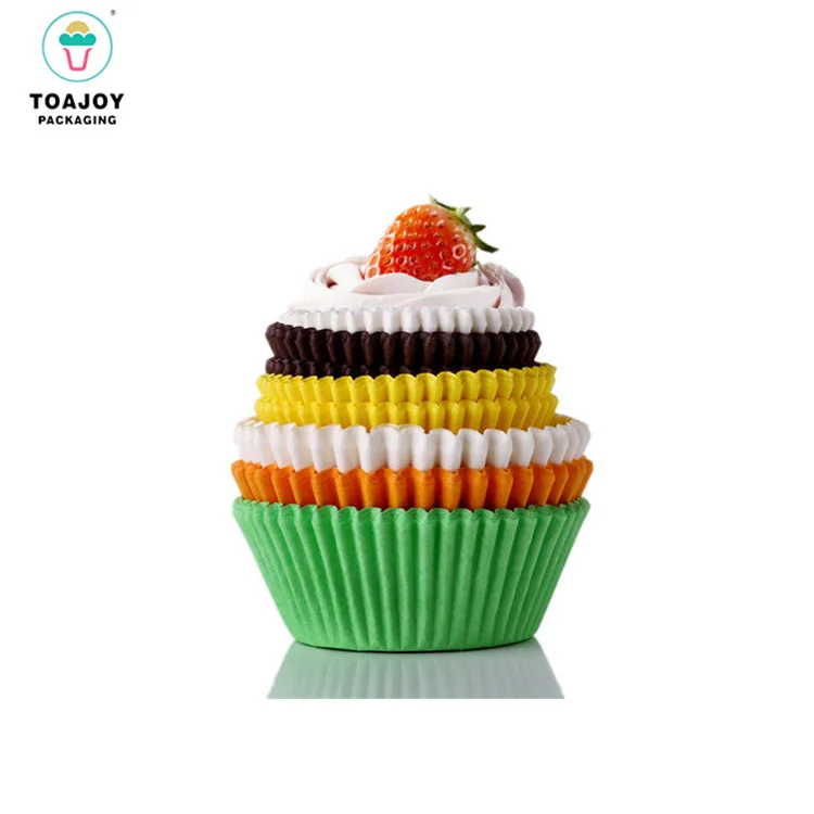 Grease-proof pastry paper cake liner pure color small cupcake liners for baking