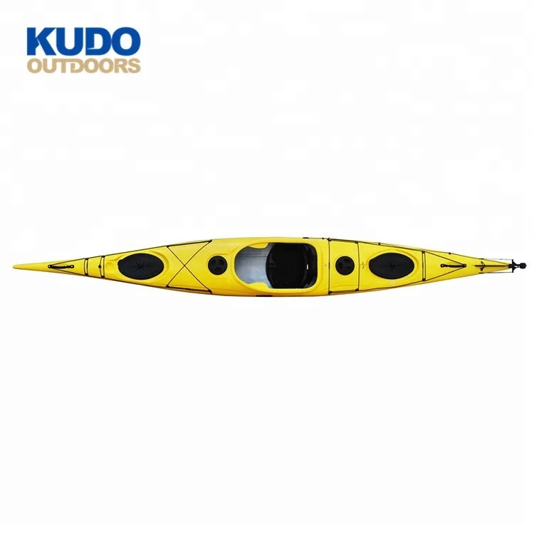 Designed In Norway Produced by KUDO Three Layer Sandwich Construction HDPE Sea Kayak with good stability