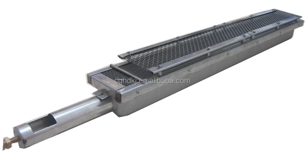 Natural gas ceramic infrared hog grill heating panel