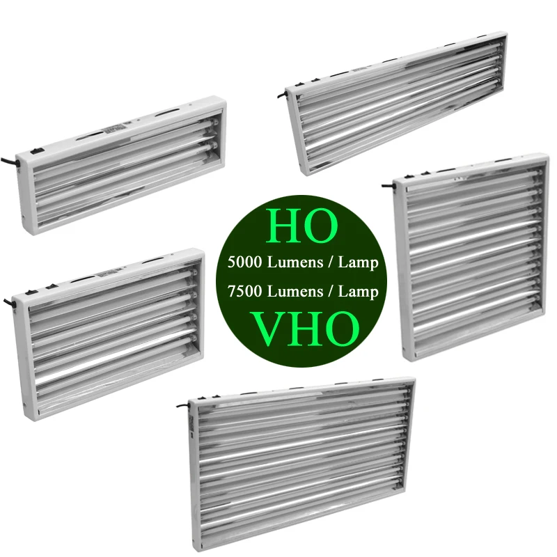 
T5 4X4 Fluorescent hydroponics grow light fixture grow lighting 