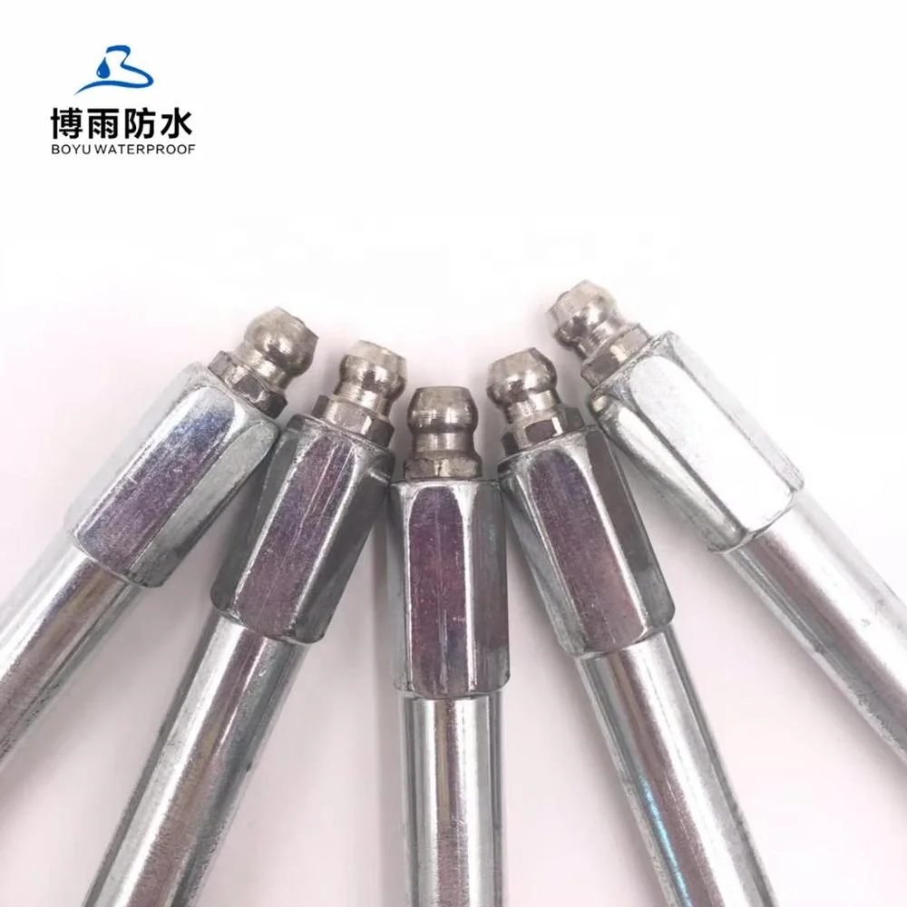 polyurethane resin concrete grout injection packers steel 13*100mm