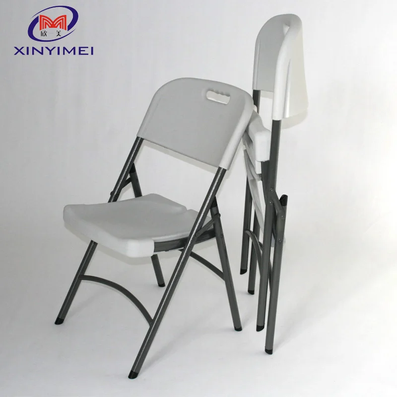 Factory colored high quality wholesale durable color plastic folding chair for picnic