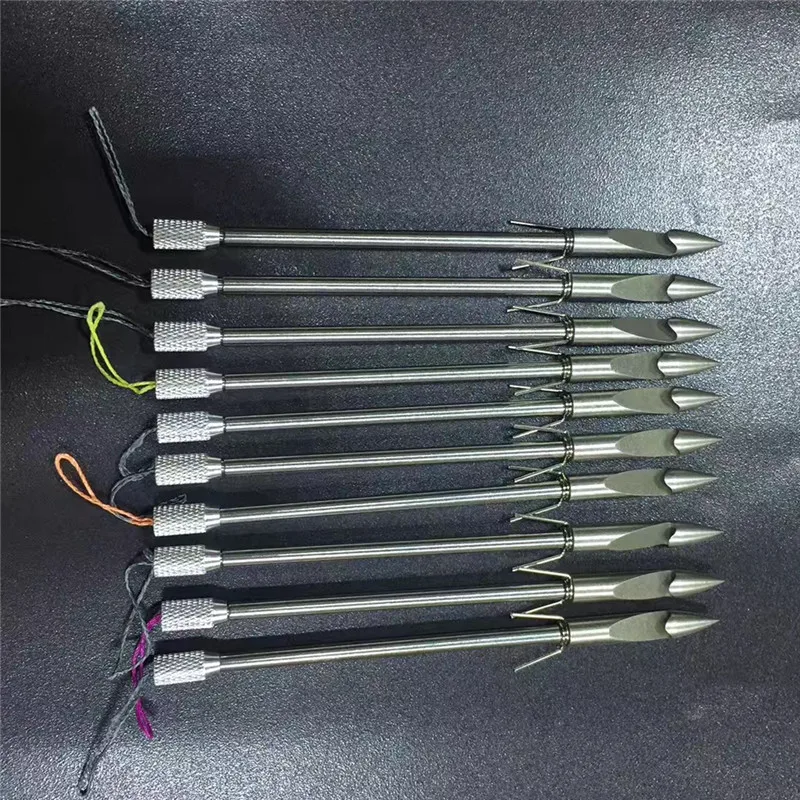 Super September Stainless Steel Fishing arrow Head Broad heads Bow Shooting Fish Slingshot Fishing Hunting