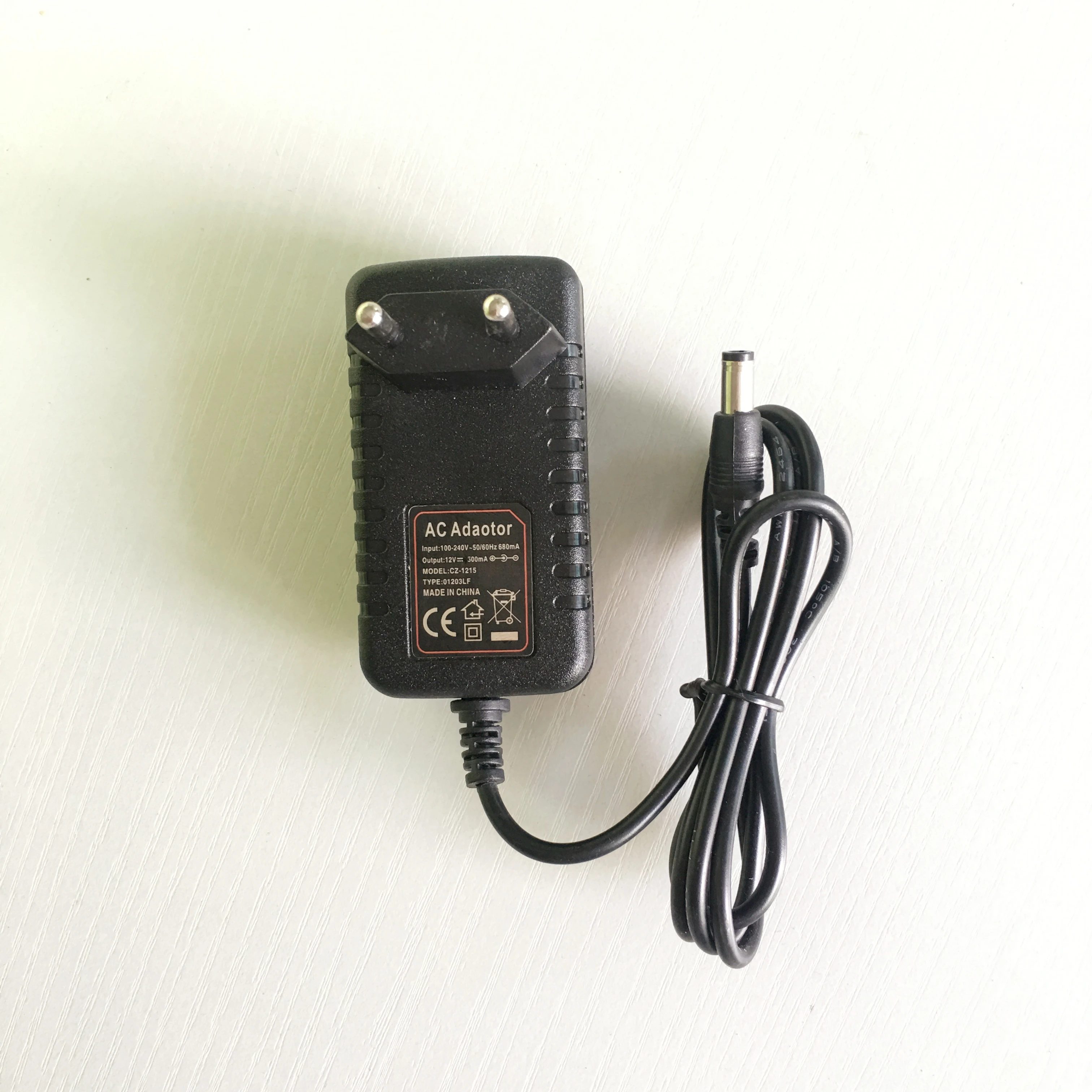 perform good ac dc 12v 0.6a 12v 7.2w  power adapter for led light cctv