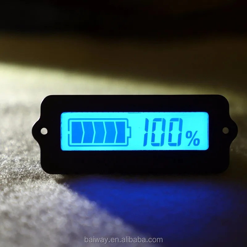 BW-LY6W 12V 24V 36V 48V Digital Acid Lead Lithium Battery Capacity Indicator tester meter 3s-15s