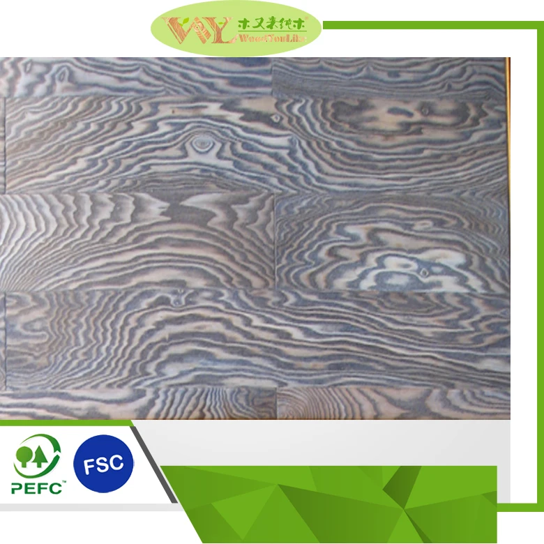 Industrial Brushed Ash Floor Ash Hardwood Flooring