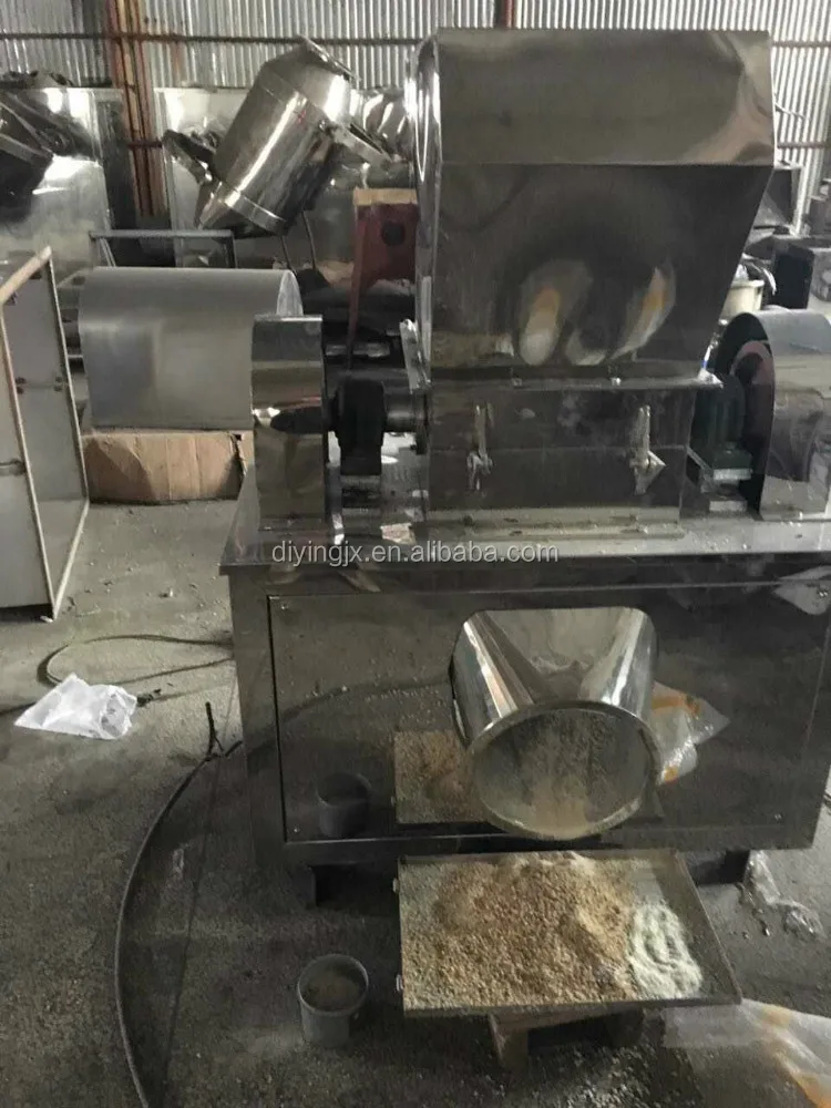 Stainless Steel Frankincense Resins,Cordyceps,Herb,Walnut Shell ,Gum Rosin, Antlers ,Pearl Rough Coarse Crushing Crusher Machine