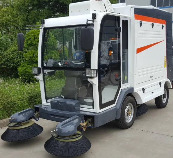 Road sweeper MN-S2000, vacuum sweeping machine, battery-powered sweeper