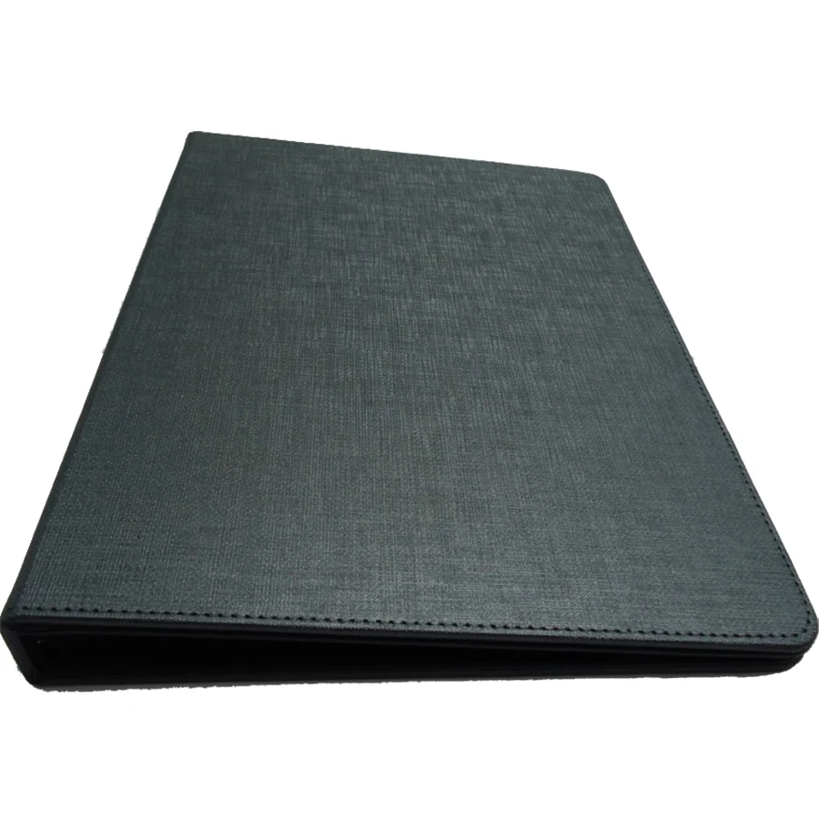 
A4 PU Leather 3 ring binder file folder 