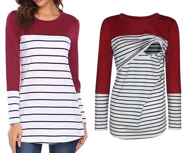 
Pregnancy Clothes Maternity Nursing Tops Breastfeeding Clothes Clothing Maternity Nursing Shirt Feeding Nursing Wear 