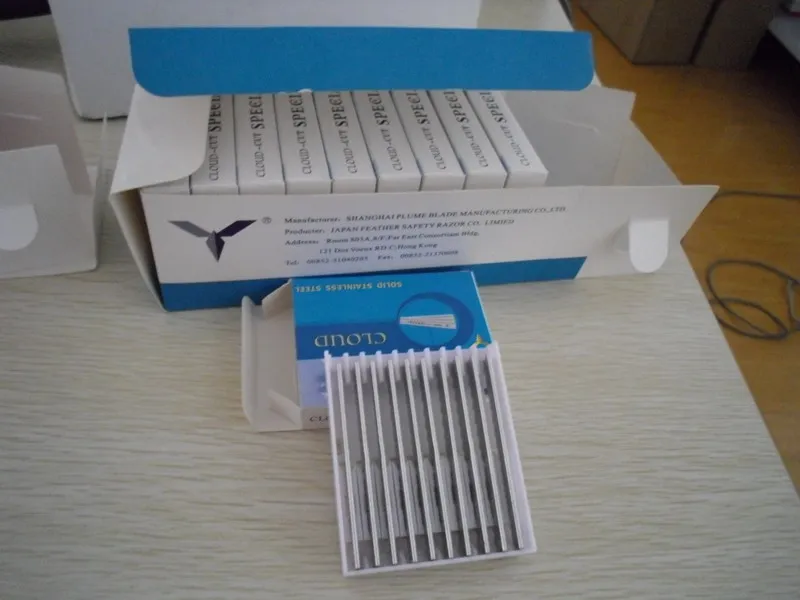 
Stainless Steel single edge disposable Hair razor blades B-01 
