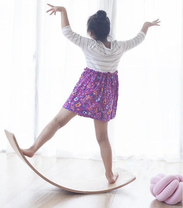 Бит 2025 Лидер продаж Высококачественная деревянная балансировочная игрушка из натурального дерева Экологически чистая доска для детей