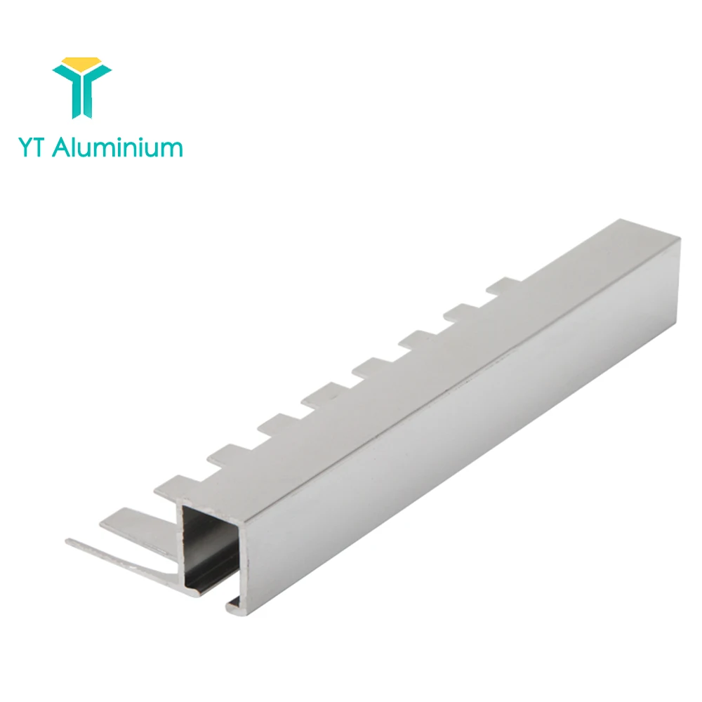 Flexible Chrome Trim Aluminium L Profile Tile Edging Trim