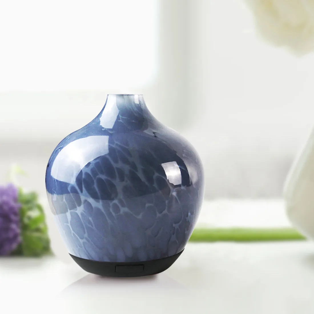 Portable Art Glass wholesale aromatherapy electric diffuser Essential Oil Aroma Diffuser