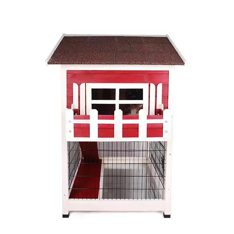 Custom collins wooden pet rabbit house indoor small animals house