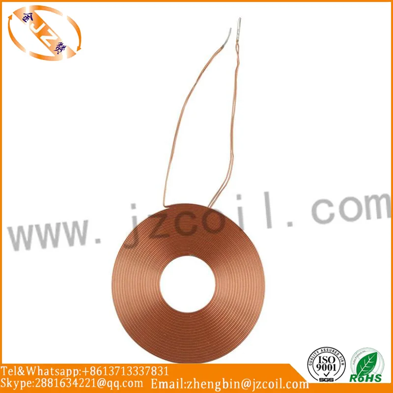 
Copper Air Charger coil Wireless Charger Coil with Ferrite Core 