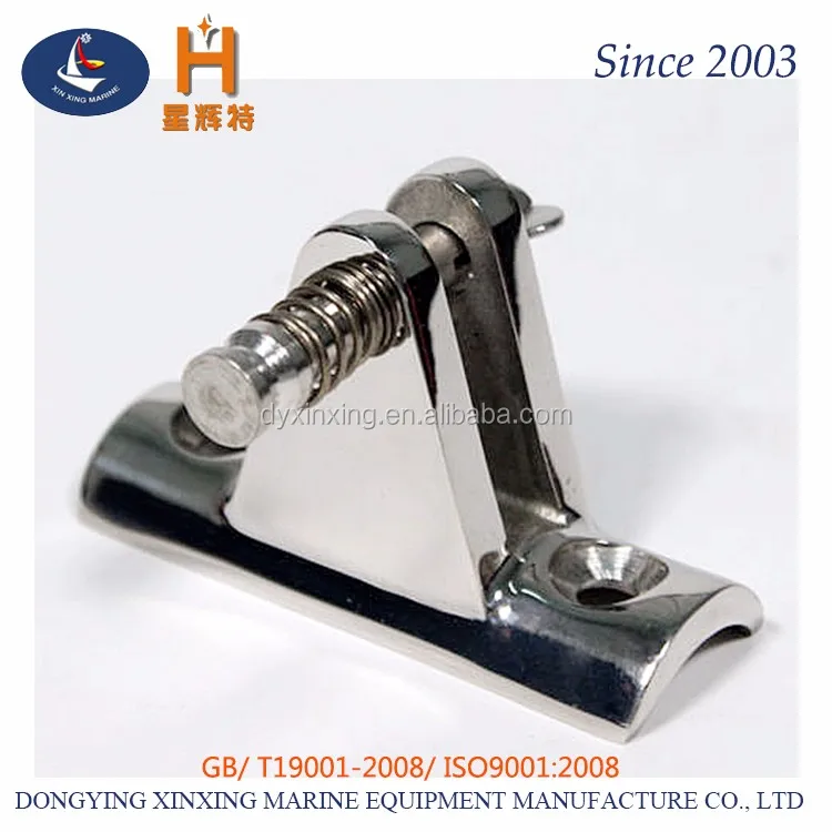 Nylon deck hinge boat bimini top fitting 90 degree hinge pin plastic hardware boat