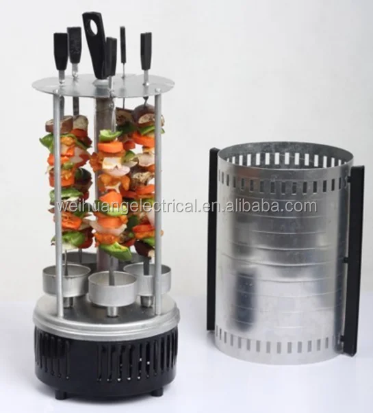 
Table Top Standing Kebab Vertical korean electric bbq grill 