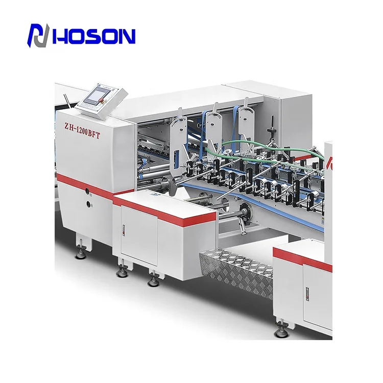 ZH-1200BFT Bottom Lock Automatic Box Gluing Machine