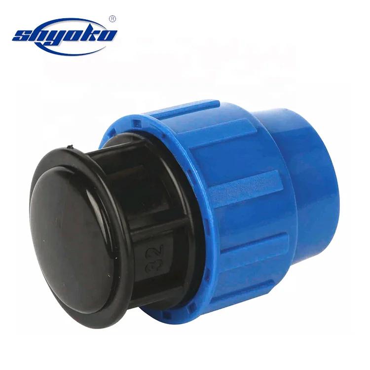 Irrigation water pipe connectors PP elbow/tee/adapter plastic pipe fittings