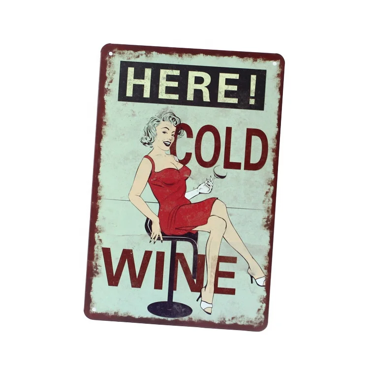 Оптовая продажа с завода, винтажная металлическая Оловянная пластина с индивидуальным дизайном