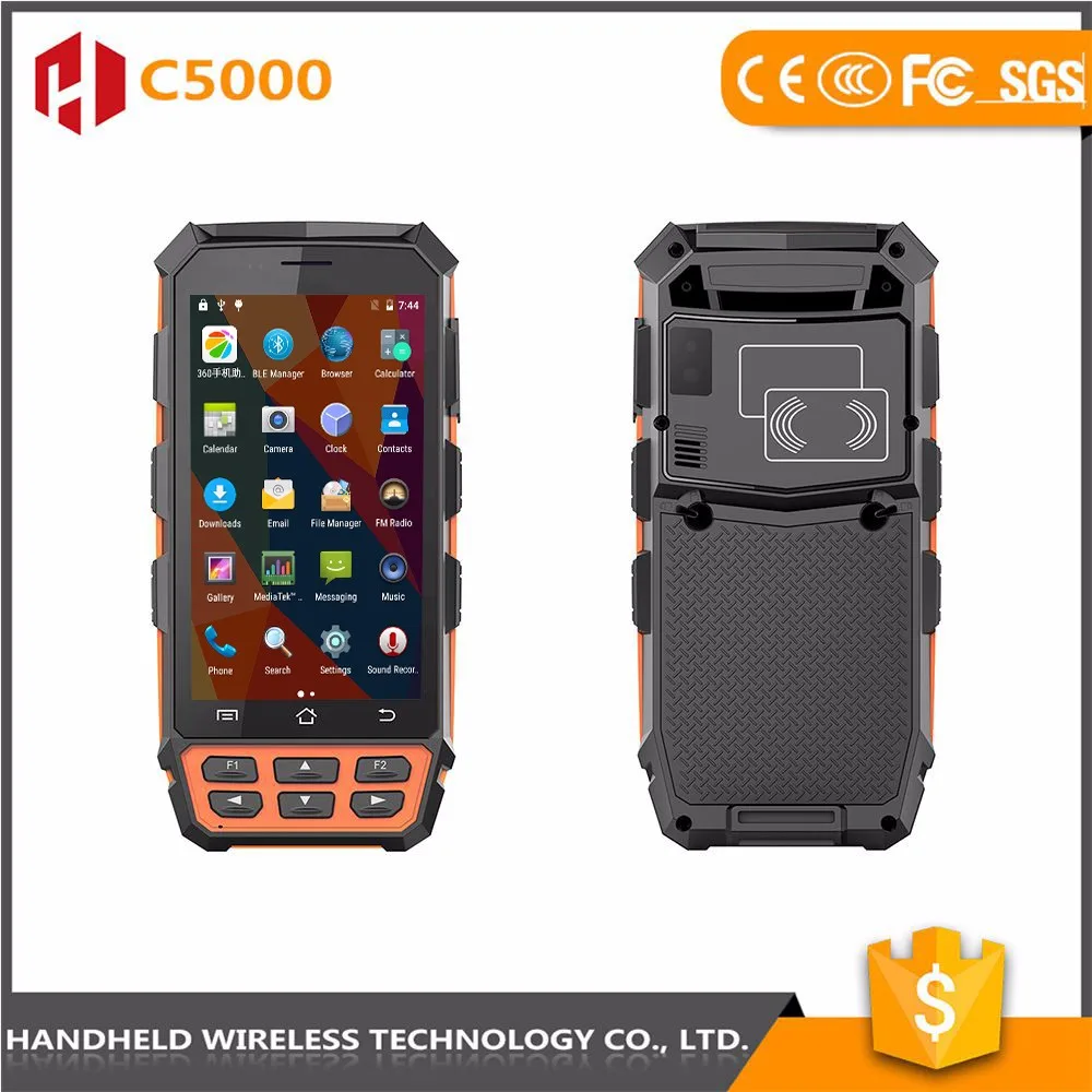 Лучшее качество изумительное качество ручной C5000 прочный ip65 andrioid 4 г супермаркет кпк