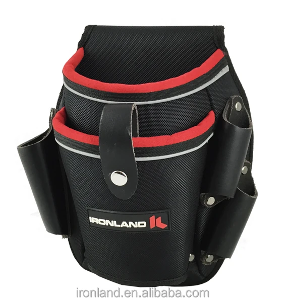 Detachable High Density 600D polyester 2 Bag Tool Belt in Brown Waist Tool bag