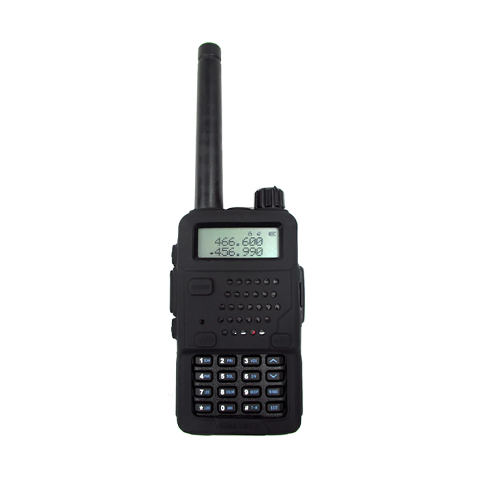  2 Way Радио силиконовый мягкий чехол для задней крышки иди и болтай Walkie Talkie Baofeng UV-5R-5W UV-5R-8W UV5R