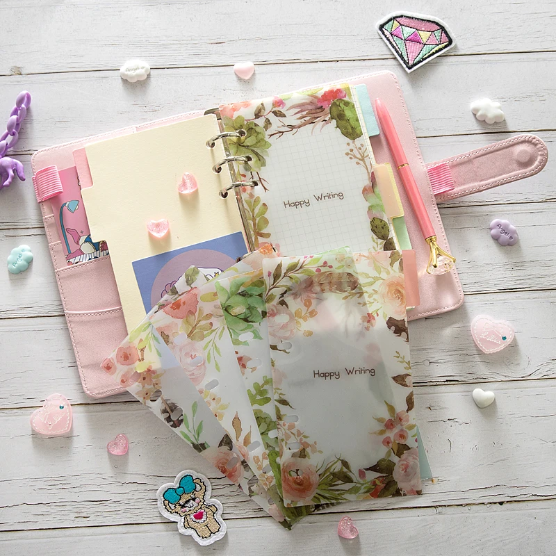 pvc  Colored Index Tabs, planner dividers,  tab dividers