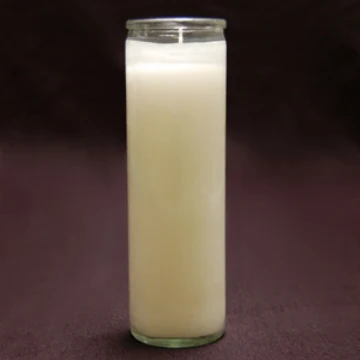 wholesale custom logo private label 7 day glass religious prayer candles