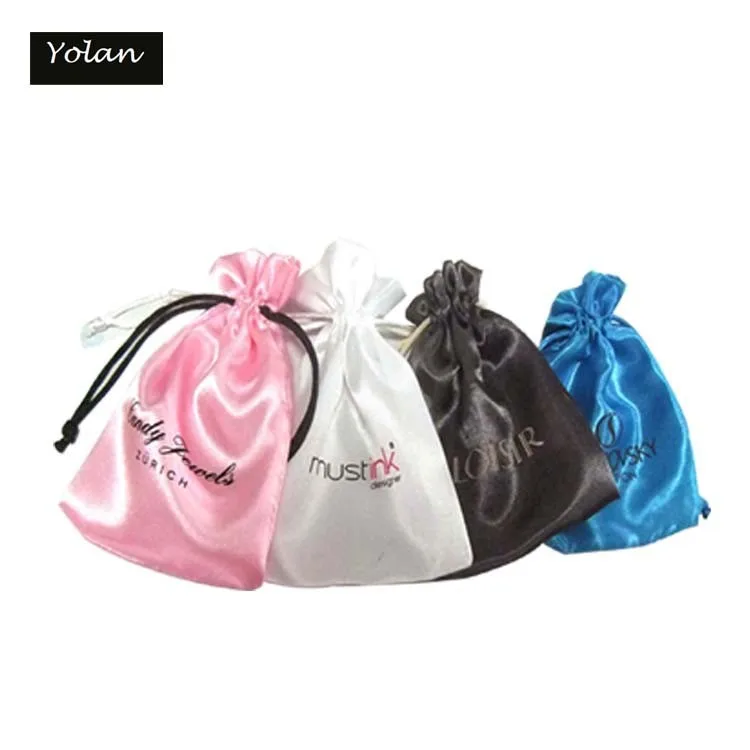 Custom Satin Bag, satin hair extension bag